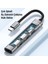 Polham 4in1 Type C Çoğaltıcı Çevirici Hub, 2x Usb, 1x Type C ve 1x 3.5mm Girişli Adaptör 4