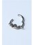 Yılan Gizli Kilit Halka Silver Piercing 1