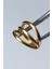 Üç Sıra Gizli Kilit Halka Gold Piercing 1
