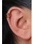 Üç Sıra Gizli Kilit Halka Gold Piercing 3