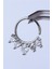 Beş Taş Sıkıştırmalı Halka Silver Piercing 1