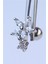 Markiz Çiçek Sallantı Taş Silver Piercing 1