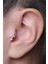 Markiz Çiçek Sallantı Taş Silver Piercing 3
