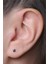 Kare Taş Koyu Hologram Küçük Boy Gold Piercing 3
