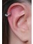 Beş Taş Sıkıştırmalı Halka Silver Piercing 3