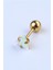 Üçgen Taş Hologram Gold Piercing 1