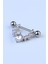 Nipple Sallantı Tek Taş Silver Piercing 2