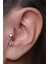 Sallantı Markiz Çiçek Labret Silver Piercing 1