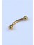 Düz Kaş & Rook Gold Piercing 1