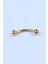 Düz Kaş & Rook Gold Piercing 2