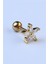 Sabit Markiz Çiçek Gold Piercing 1