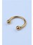 Düz Yarımay Gold Piercing 1