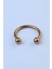 Düz Yarımay Rose Gold Piercing 2