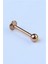 Düz Labret Rose Gold Piercing 1