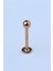 Düz Labret Rose Gold Piercing 2