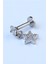 Sallantı Yıldız Labret Silver Piercing 2