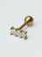 3 Kare Baget Gold Piercing 2