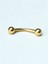 Düz Kaş & Rook Gold Piercing 1