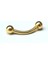 Düz Kaş & Rook Gold Piercing 2
