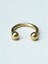 Düz Yarımay Gold Piercing 1