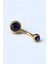 Düz Safir Taş Göbek Gold Piercing 2