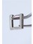 Taşlı Kare (Küpe) Silver Piercing 1