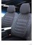 Citroen Nemo Uyumlu Siyah Oto Koltuk Kılıfı (Tam Takım Ön Arka Araç Koltuk Kılıfı) 1