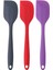 Büyük Boy Yanmaz Yapışmaz Spatula 3'lü Sılıkon-Yassı-Spatula-3 Renk 1