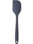 Büyük Boy Yanmaz Silikon Düz, Yassı, Kaşık Spatula Seti 3 Parça - Spatula Kaşık Antrasit 4