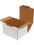 Beyaz Kilitli Kargo Kutusu / Ebat: 12,5X10,5X8 cm (100 Adet) 2