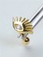Eye Model Gold Piercing 2