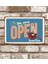 Metal Yes Were Open Retro Poster 29 x 19 cm 1