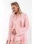 Pembe Sabahlıklı Lohusa Pijama Takımı 2