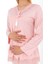 Pembe Hamile Lohusa Pijama Takımı 3