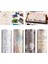 4 Rulo Vintage Tarzı Washi Bant Seti Dekoratif 90MM Çıkartma Paketi Dergisi 5