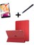 Apple iPad 7. 8. 9. Nesil 10.2" Kılıf Set Pu Deri Smart Tablet Kilifi Ekran Koruyucu + Kalem 1