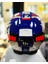 Kask Thunder 4 Sv Valıant A0 Parlak Inci Beyaz Mavi Kırmızı 5