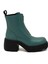 Amella Yeşil Kadın Deri Bot 3