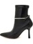 Stem Siyah Kadın Topuklu Stretch Bot 4