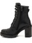 Abran Siyah Kadın Deri Bot 4
