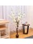 Yapay Ağaç Lüx Bahardalı Ağacı Beyaz Japon Kiraz Çiçeği Sakura Çiçeği 150X70CM Siyah Plastik Saksılı 4