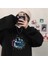 Hugging Astronaut Siyah Kapüşonlu Sweatshirt 2