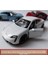 Porsche Taycan Turbo S Kasa 1.36 Diecast Orjinal 2022 Metal Araba Pullback Kapıları Açılır 2