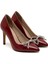 Morisa Kırmızı Kadın Rugan Deri Stiletto 1