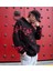 Büyük Beden Kapüşonlu Japon Kiraz Çiçeği Baskılı Özel Tasarım Tam Kışlık Oversize Erkek Sweatshirt 1