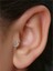 Yuvarlak Taş Labret Büyük Boy Gold Piercing 3