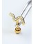 S Model Taşlı Toplu Labret Gold Piercing 1