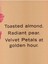 Velvet Petals Golden Vücut Spreyi 250ML 2