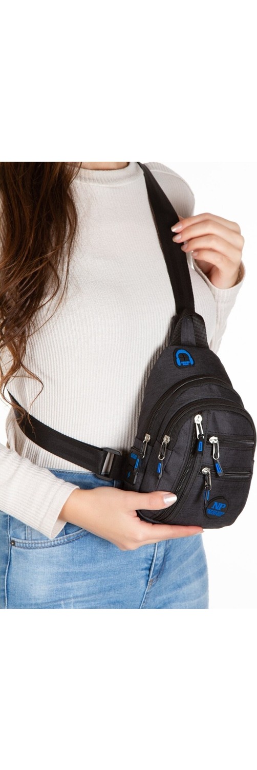 Byhakan Newish Polo 2233 Unisex Kulaklık USB Çıkışlı Çapraz Askılı Çanta Bel Omuz ve Göğüs Çanta Günlük Bodybag görsel 7