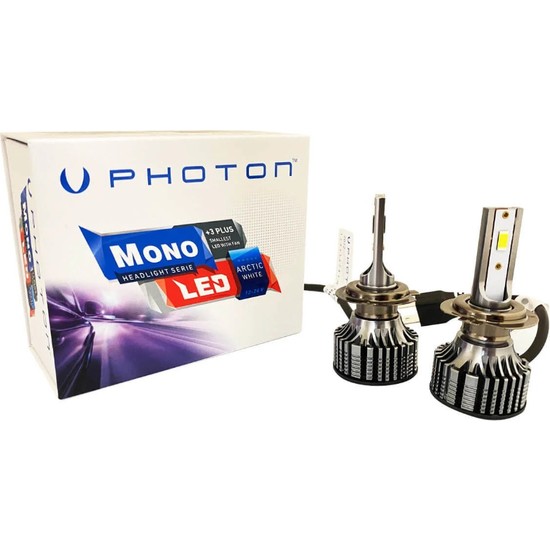Photon Mono LED H7 +3 Plus Xenon Far Ampülü 1224 Volt Fiyatı